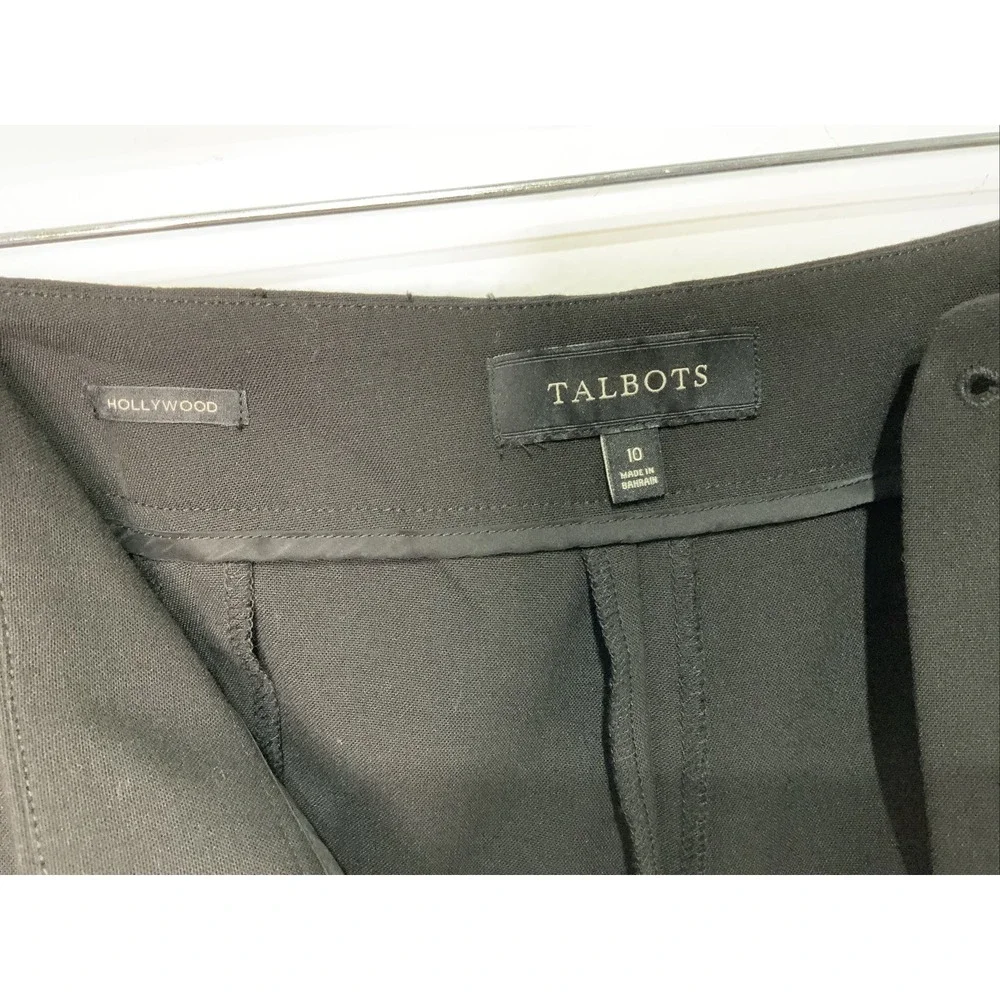 Talbots Hollywood Dress Pants Women's Trousers Black Size 10